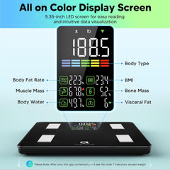 Arboleaf Body Fat Smart Scale CS20W Black