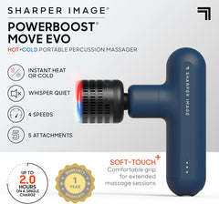 Sharper Image Massage Gun Model 1019691 Navy